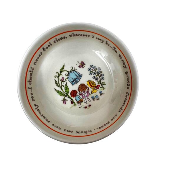 Vintage Lenox GENTLE FRIENDS Child's Dinnerware Set Plate Bowl Cup 1970's - Picture 5 of 9